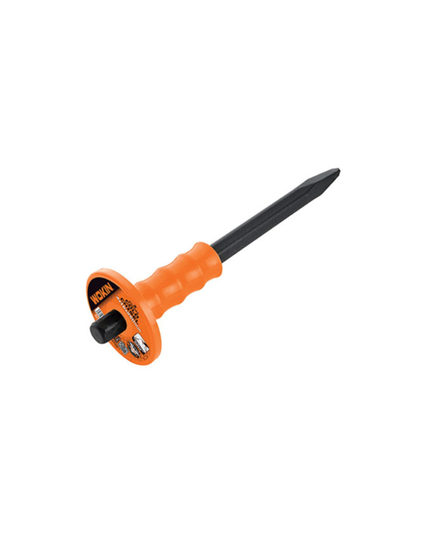SCALPELLO MURATORE A PUNTA + SALVAMANO 2550