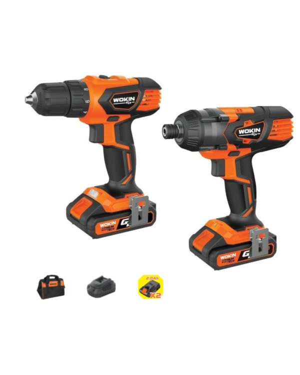 TRAPANO + AVVITATORE IMPULSI BATTERIA GP20V 628002